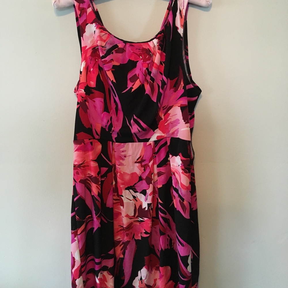 Flowered print dress